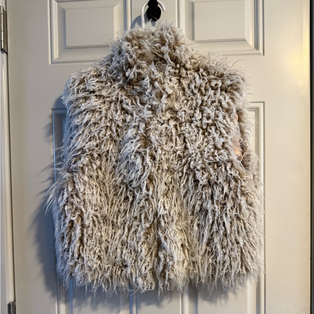 bebe faux fur vest